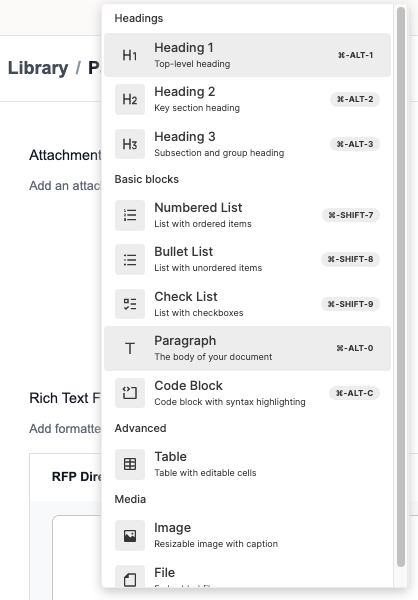 Using Rich Text Formatting