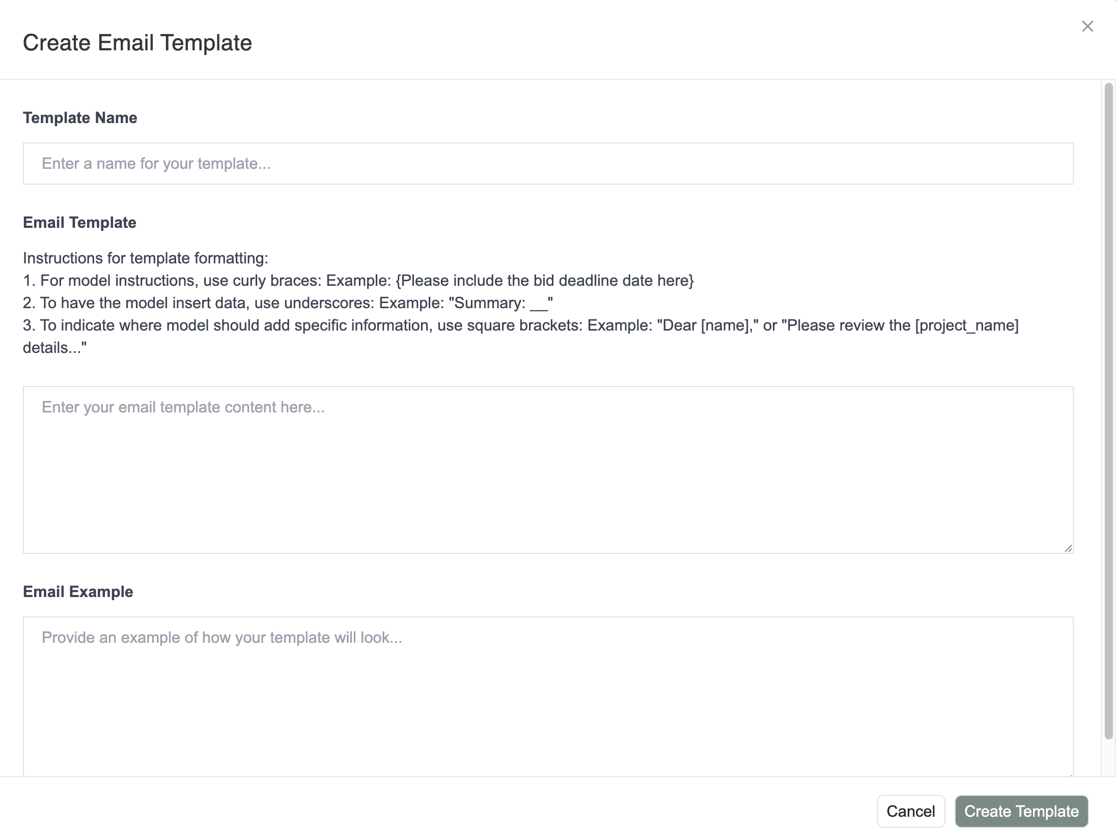 Create Email Template